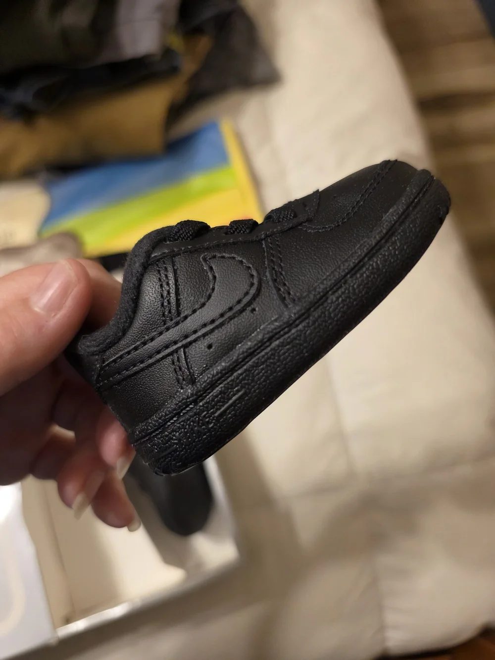 Nike Toddler All-Black Low Top Trainer